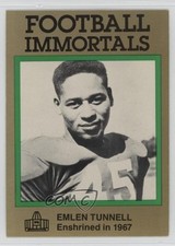 1985-88 Football Immortals Emlen Tunnell #118 HOF 1oa8