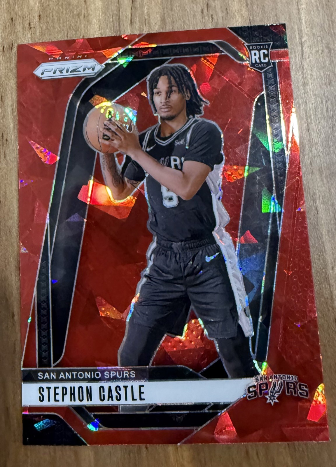 Stephon Castle - 2024 Panini Prizm #234 Red Ice Prizm (RC)