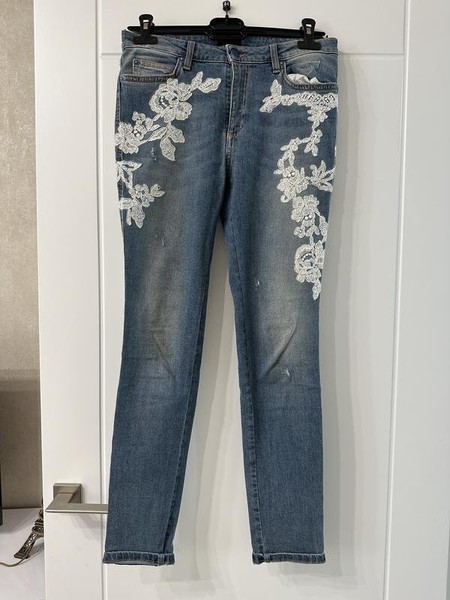 Women Ermanno Scervino Jeans Navy 40 #3UKT