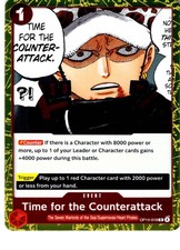 Set Of 4 Time for the Counterattack OP14-018 The Azure Sea's Seven One Piece LP