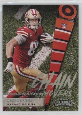 2021 Panini Contenders Chain Movers Silver 90/99 George Kittle #CM-GKI 05l9
