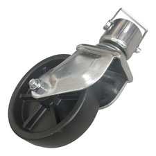 6" Inch 1200lbs Trailer Swirl Jack Wheel Caster Replacement with Pin Boat Hitch