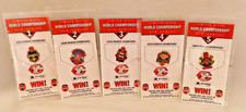 1994 Cincinnati Reds 5 Enamel Pins Set World Series Championships Ameristop Card