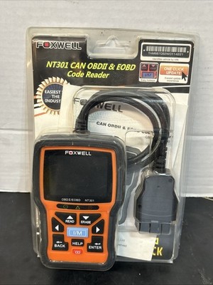 Foxwell NT301 OBD2 Scanner and Code Reader Diagnostic Car Engine Tool