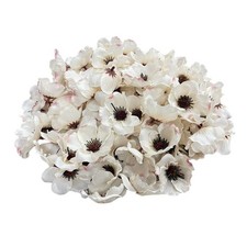 Rikyo 100 pcs Artificial Silk Poppy Anemone Flower Heads Autumn Fake Poppy Fl...
