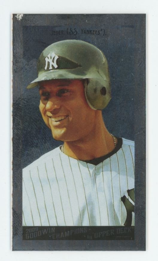 Derek Jeter 2009 Upper Deck Goodwin Champions Foil Mini A #2 New York Yankees