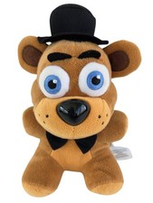 Funko Five Nights at Freddys Fazbear Stuffed Plush Brown Bear Black Hat 7"
