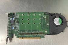 Dell DPWC400 PCIe x16 Quad NVMe SSD Adapter Card  DP/N 06N9RH