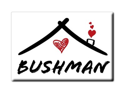 Bushman Kühlschrankmagnet Familie Name Nachname Love Geburtstag Grad Gift