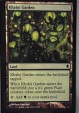 Khalni Garden - Commander 2013: #302, Magic: The Gathering Lp C287