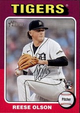 2024 Topps Heritage Reese Olson #439 Detroit Tigers 3D