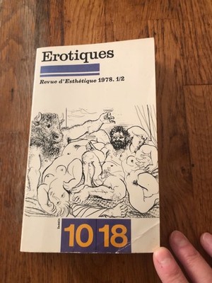 Zeitschrift für Ästhetik Nr. 1 und 2, 1978: Erotik, Ausgabe 10/18