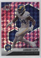 2021 Panini Mosaic Pink Camo Mosaic Prizm Leonard Floyd #121 00em