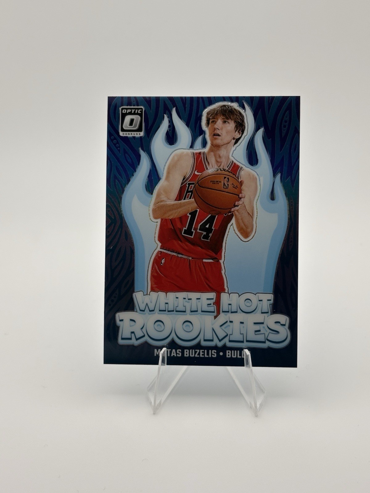 2024-25 Donruss Optic White Hot Rookies Purple Prizm Matas Buzelis RC Chicago