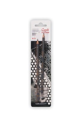 Conté à Paris Graphite Drawing Pencils, Set of 2, HB and 2B