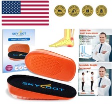 Orthopedic Heel Lift Inserts, Shock Absorption and Cushioning Height Increase...