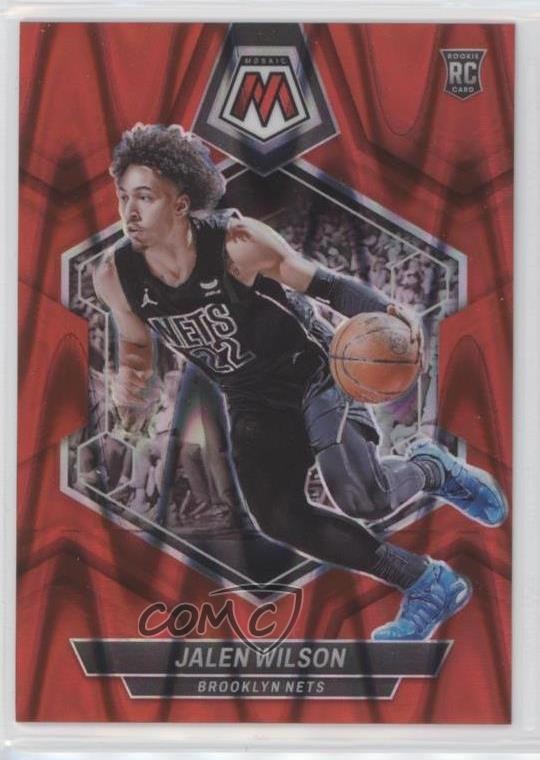 2023-24 Panini Mosaic Rookies Red Seismic Prizm 31/299 Jalen Wilson #203 8d2