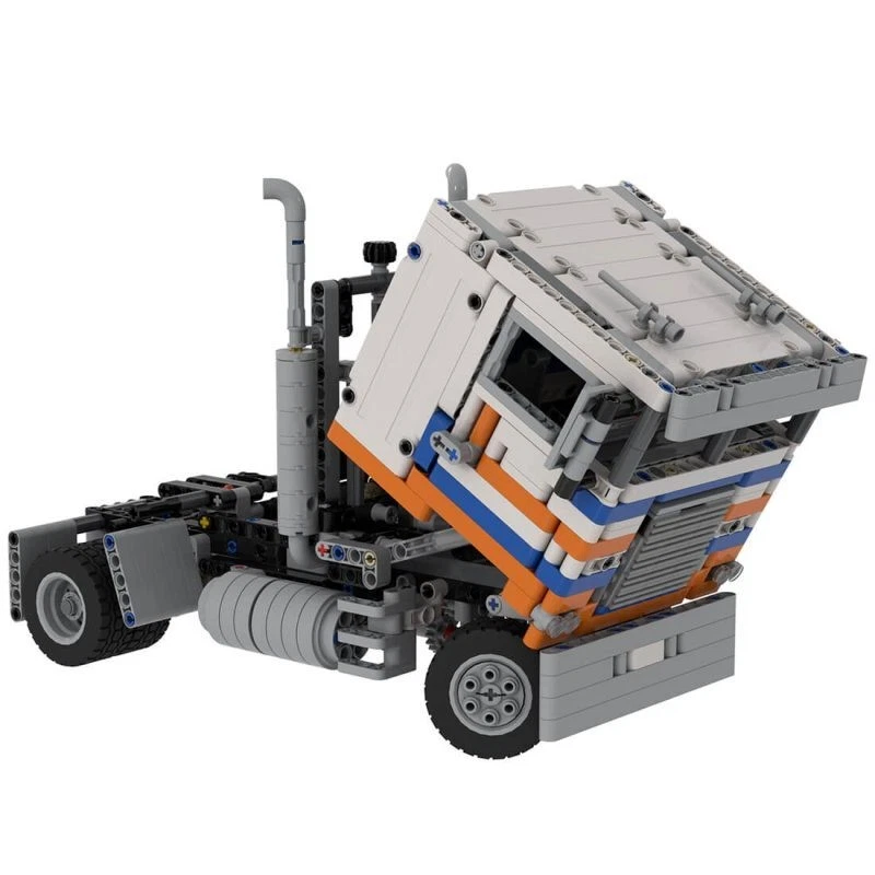 Tecnologia compatível Freightliner 1671 peças conjunto de brinquedos de construção MOC construção - Imagem 3 de 4