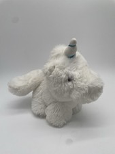 World's Softest Plush White Unicorn Stuffed Animal 10"