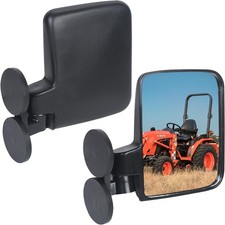 Tractor Mirrors, Strong Magnetic Side Mirrors for Tractors, Forklifts, Lawn M...