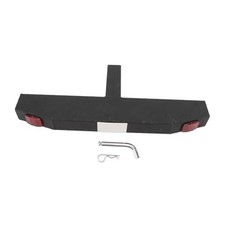 Hitch Step, Hitch Mount Bump with 2 Hitch Receiver Safety Reflectors, Anti