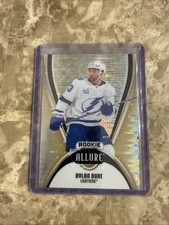 2025-26 UD Allure Dylan Duke Gold Glitter Bomb Rookie /199