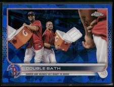 2022 Topps Chrome Sapphire Edition #229 Double Bath