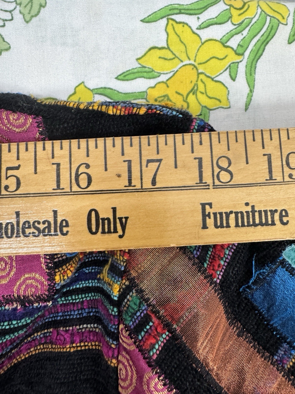 Choices Patchwork Artsy Button Front Blazer Jacke… - image 11