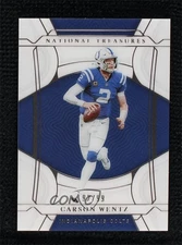2021 Panini National Treasures /99 Carson Wentz #30