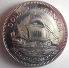 1979 CANADA DOLLAR - AU/UNC - PROOF  - Excellent SILVER Coin - Lot #A2