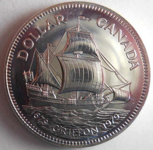 1979 CANADA DOLLAR - AU/UNC - PROOF  - Excellent SILVER Coin - Lot #A2