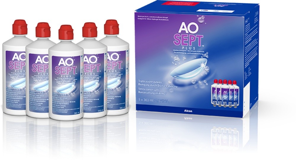 AOSept Plus 6 Monate (5x 360ml)