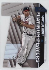 2021 Topps Topps Platinum Players Die-Cuts Chipper Jones #PDC-35 HOF 5cb