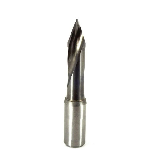 Whiteside DT8-57SC Right Hand V-Point Dowel Drill Solid Carbide, 8mmCD, 57mmOAL