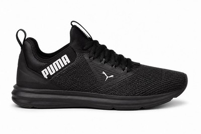 Puma Enzo Beta Woven Black Mens 10.5 Running Shoes Athletic Sneakers Gym Basic
