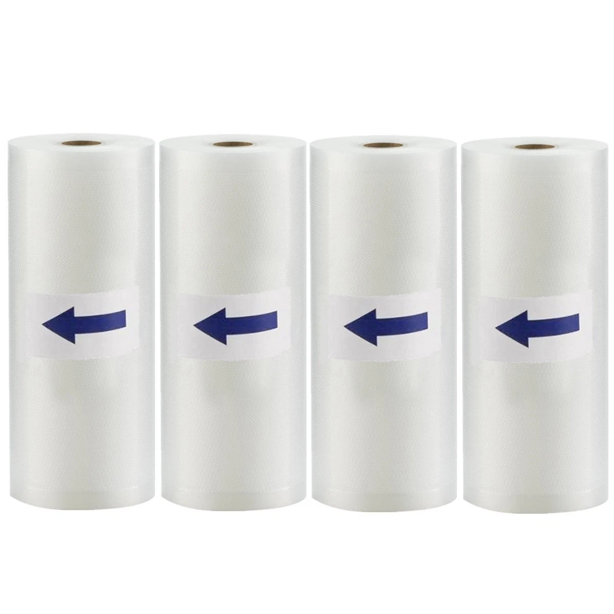4 Rolls 11X50 Embossed Vacuum Sealer Bags Kitchen Food Saver Storage 4Mil 200ft