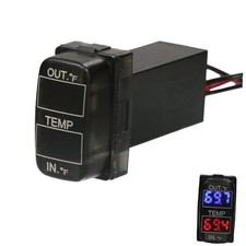 Car Internal and External Temperature Display...