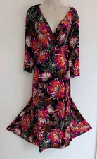 💜 JOANNA HOPE SIZE 24 Beautiful Ladies Patterned Dress Ref A.