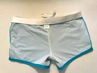 * RARE * Men's Asian Size XXL (USA-XL) Short Shorts Swim Trunks - Blue, White — photo 6