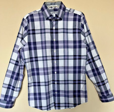 Express Men's Extra Slim Fit Button Down Shirt Size M PreOwned Exelent Condition