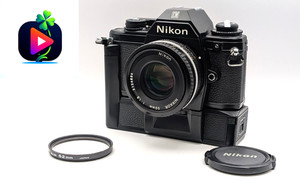 [Neuwertig] Nikon EM analoge Kleinbildkamera + Nikkor Ai-s 50 mm f/1,8...