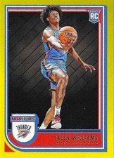 2022-23 Panini NBA Hoops - Rookies Jalen Williams #242 Yellow (RC)