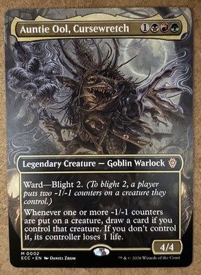 Auntie Ool, Cursewretch (Borderless) - Commander: Lorwyn Eclipsed - NM MTG