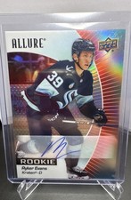 2023-24 Upper Deck Allure - Rookies Ryker Evans #149 Red Rainbow Autographs 