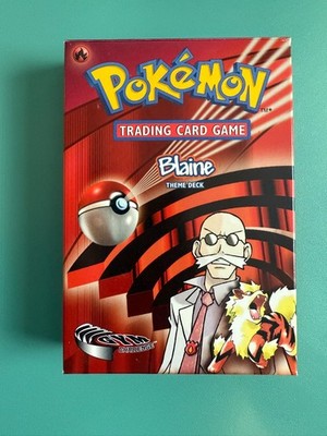 Blaine's Theme Deck - full set in box - Pokémon TCG
