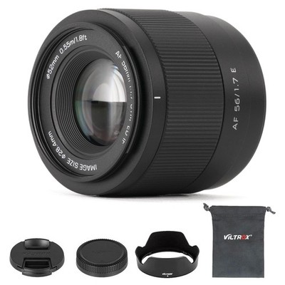 VILTROX 56mm F1.7 APS-C STM Lightweight Auto Focus Lens for Sony E-Mount Cameras