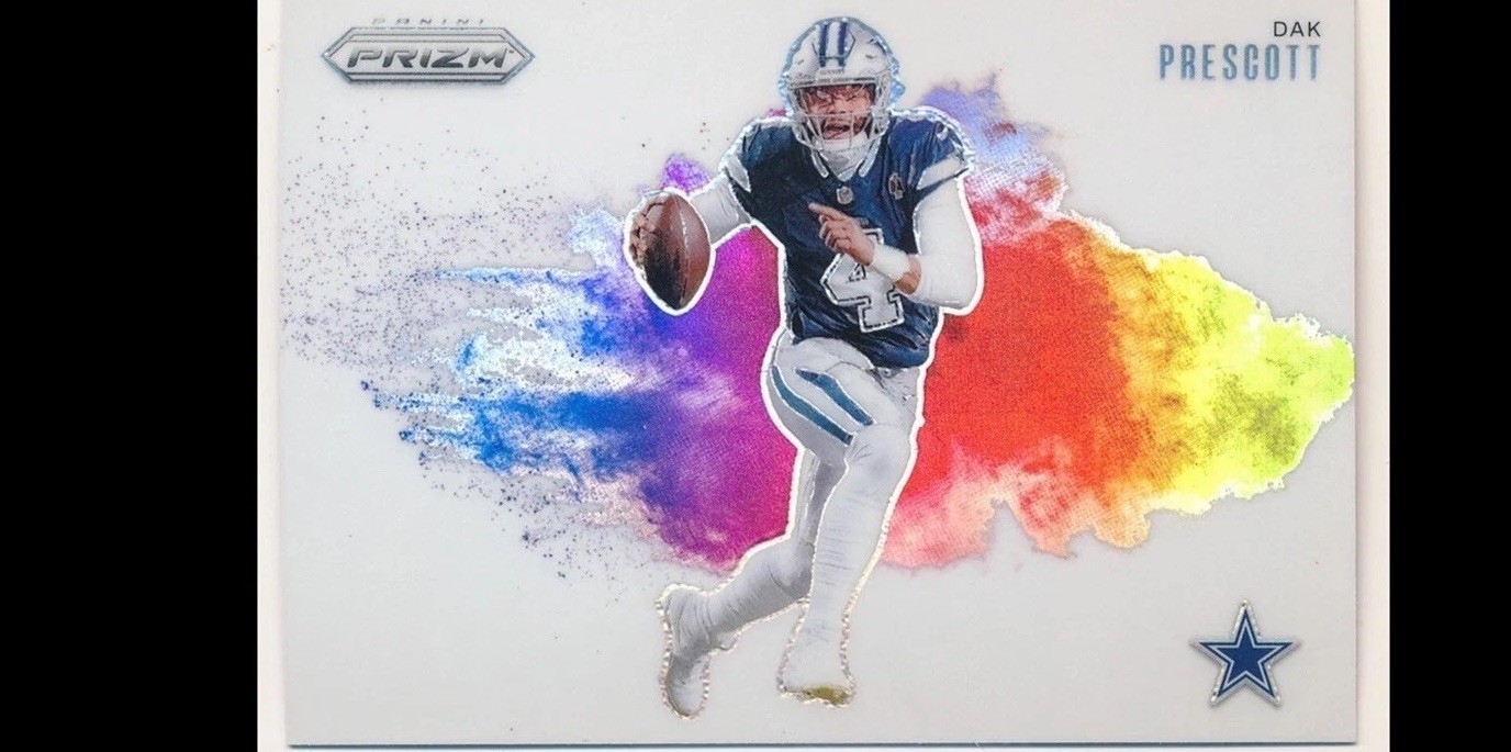DAK PRESCOTT 2024 PANINI PRIZM #24 COLOR BLAST INSERT DALLAS COWBOYS RARE SP