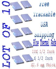 10 x Blue 1.5 mm Thermal Pad For Heatsink Chip CPU H quality, PS2 3 Xbox GPU lot