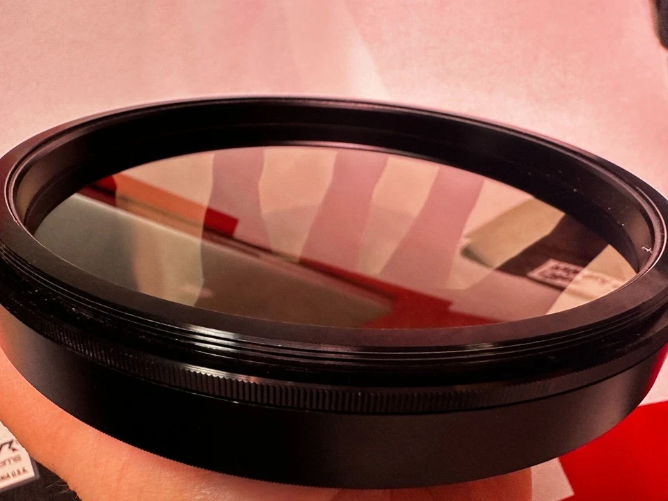 138mm Tiffen Rota Pola Polarizer (threaded) with Retaining Ring -SMALL SCRATCH - Image 3 of 4