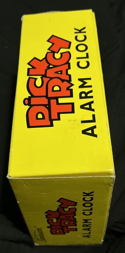 Vintage Wind Up Mechanical Dick Tracy Alarm Clock by Sunbeam - Picture 2 of 5